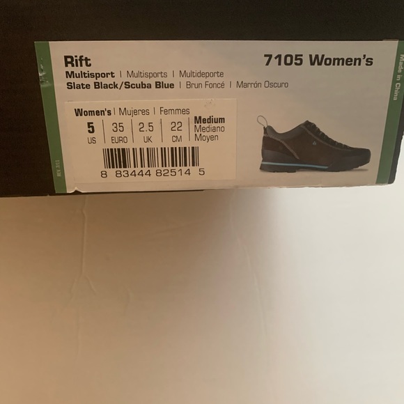 Women’s size 5 slate black SCUBA blue boots - Picture 5 of 5